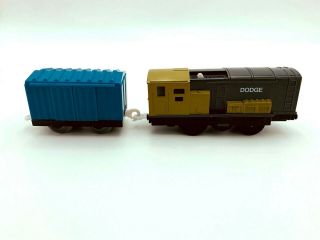 Trackmaster THOMAS Train Tomy Motorized Dodge and Freight Boxcar 2007 3