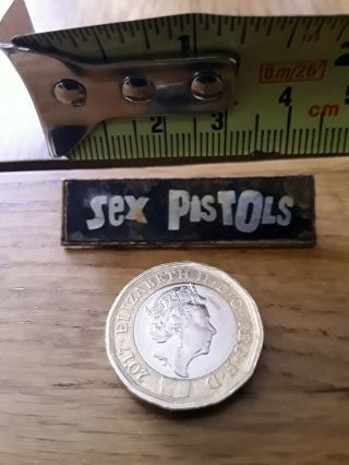 Vintage 45 Mm Sid Vicious The Sex Pistols Punk Rock Badge Pin Pinback Button