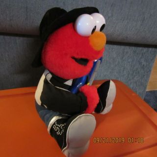Country Elmo Singing Playing Guitar On The Road Again/hat Has Defect
