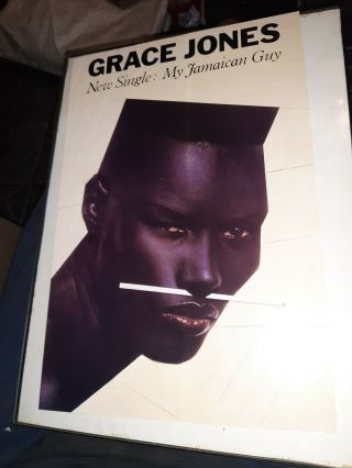 Grace Jones - My Jamaican Guy - 1981 Uk Promo Poster