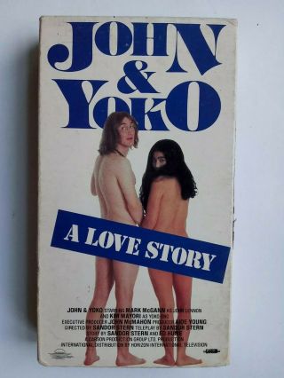 John And Yoko A Love Story Vhs Tape