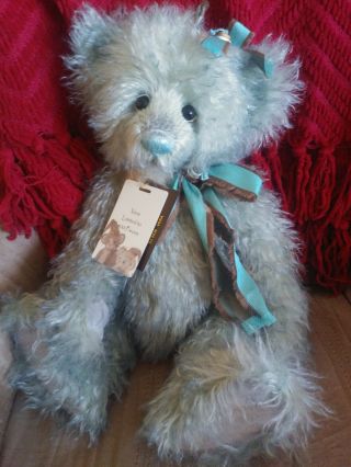 Charlie Bears " Vera " Isabelle Lee Mohair Bear With Tags And Bag