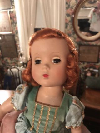 Madame Alexander Doll With Red Hair In Outfit With Label