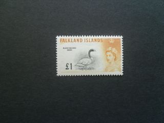 Falkland Is 1960 £1 Black And Orange - Yellow Sg.  207 Mh