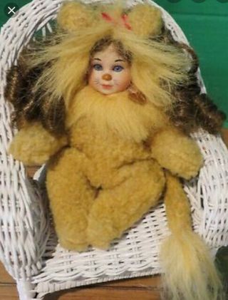 Rare Htf Marie Osmond Baby Cowardly Lion Toddler 15 " Doll Wizard Of Oz Nib