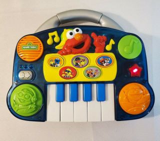 Vintage Rare Tyco Preschool Toy 1998 Sesame Street Elmo’s Musical Piano