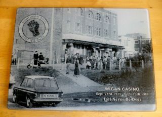 Northern Soul Chopping Board,  Wigan Casino Keep The Faith Scooter Chopping Board