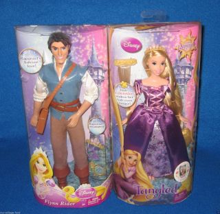 Barbie Disney Tangled Rapunzel With Extension & Flynn Rider Set