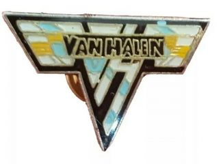 Van Halen Pin Rare Collectable Pin Badge.  Alex/eddie Van Halen David Lee Roth