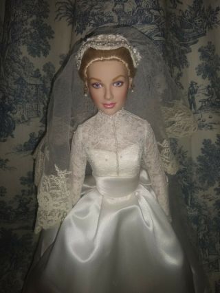 Franklin Grace Kelly Bride Princess Of Monaco Doll Rare Breathtaking