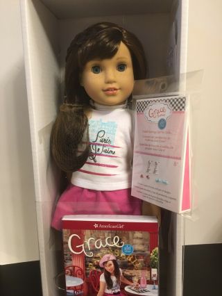 American Girl Grace Thomas Doll with Pierced Ears and Earrings, 2