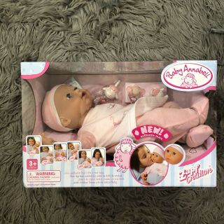 Baby Annabell 18 " Baby Doll Interactive Bottlepacifier Cries Tears Drinks 2005