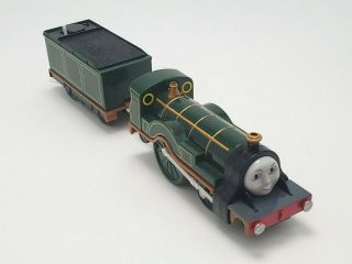 Thomas & Friends Trackmaster Emily Motorized Train With Tender 2009 Mattel