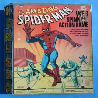 The Spider - Man Web Spinning Action Game 1979 Ideal No.  2070 - 1 Incomplete