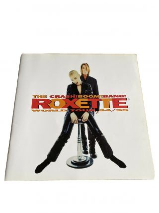 Roxette Crash Boom Bang World Tour Programme 1994 - 1995