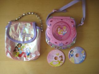 Disney Princess Cd Music Player With 2 Special Discs,  Bag