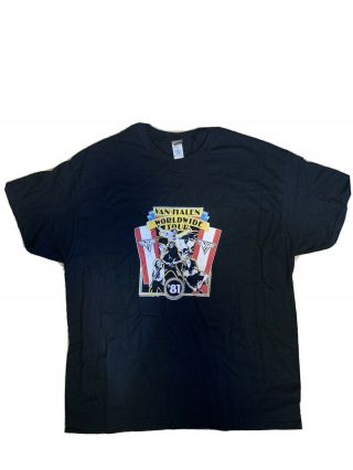 Van Halen Fair Warning Tour Shirt Xl