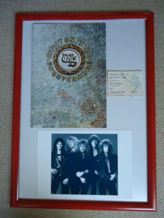 Whitesnake Tour Programme 2011,  Tour Ticket,  Whitesnake Photo Image 3 Rock Gems