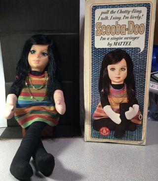 Scooba Doll - Mattel - Rare Vintage 1964 Brunette Scooba Doo Doll,  Box