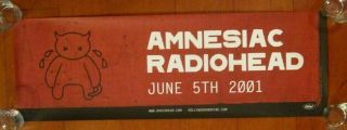 Radiohead 2001 Pre - Release June 5th Promo Poster Amnesiac