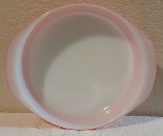 Vtg Pyrex Glass Flamingo 8” Pink Round Cake Pan / Casserole Dish 221 2