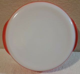 Vtg Pyrex Glass Flamingo 8” Pink Round Cake Pan / Casserole Dish 221 3