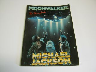 Michael Jackson Moonwalker The Story Book Paperback Vintage 1988