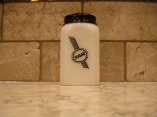 Hocking Milk Glass Sugar Shaker Not Tipp Mckee Hazel Atlas Jeannette