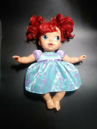 Disney The Little Mermaid My First Baby Princess Ariel Doll Jakks Pacific 12 "