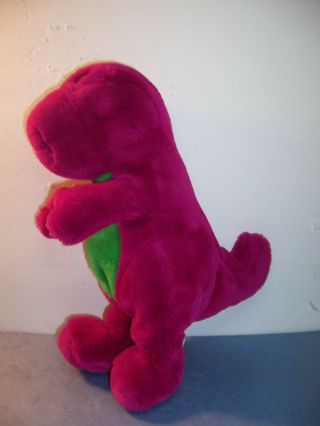 Vintage 1992 Lyons Group 12 " Plush Barney The Purple Dinosaur Doll - Vgc