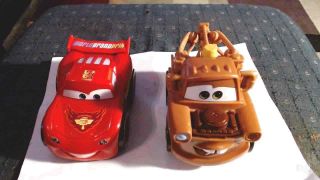 Disney Cars 2 Shake N Go Lightning Mcqueen & Tow Mater