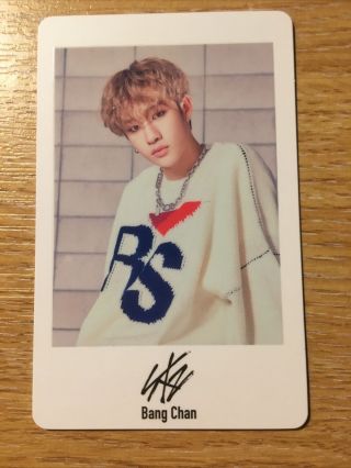 Stray Kids Hi Stay Japan 2019 Showcase Bang Chan Official Polaroid Photocard
