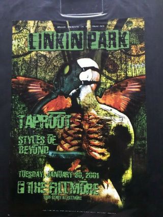 Linkin Park Fillmore 2001 Poster F436