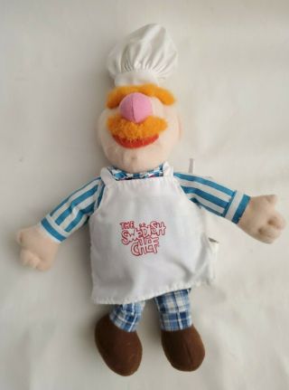 2004 Jim Henson The Muppets Sababa Toys Swedish Chef 8” Plush Doll