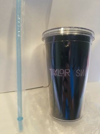 Taylor Swift 1989 World Tour Cup Tumbler Plastic Cup W/ Straw 2