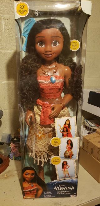 32” Moana Playdate Princess Disney My Size Doll 2018 / Packaging