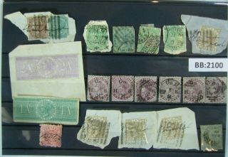 Good Selection Of India Victorian Stamps - Various Denominations Bb2100