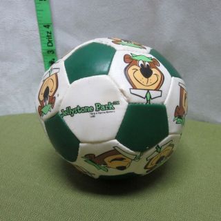 Jellystone Park Miniature Soccer Ball Yogi Bear Plush Toy Hanna - Barbera Cartoon