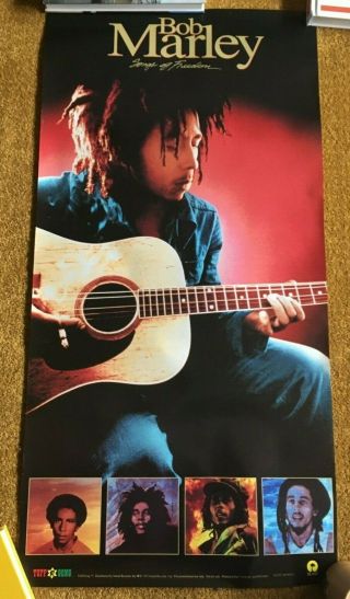 Bob Marley Songs Of Freedom Tuff Gong / Island 18 " X36 " Vintage 1992 Promo Poster