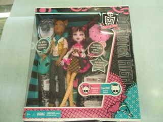 Monster High Music Festival Draculaura And Clawd Wolf Exclusive 2 Pack Doll Set
