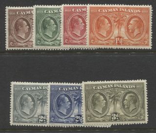 Cayman Islands 1932 Centenary Set To 3d Um (mnh) Sg.  84 - 90 (ref.  C16)