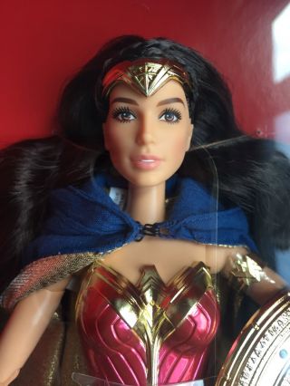 Mattel Barbie Amazon Princess Wonder Woman Doll Sdcc Exclusive 2016 Nrfb Gold La