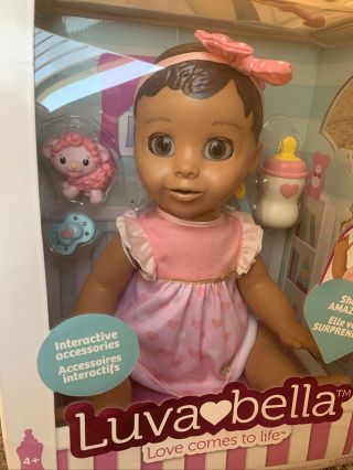 Luva Bella Baby Doll Brunette Girl Hot Toy 2017
