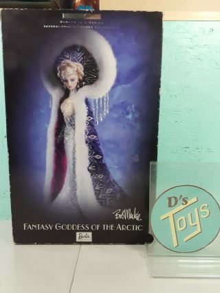 2001 Mattel Barbie Bob Mackie Fantasy Goddess Of The Arctic Never Removed