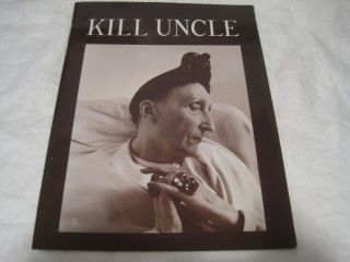 1991 Kill Uncle Morrissey World Tour Program Edith Sitwell The Smiths