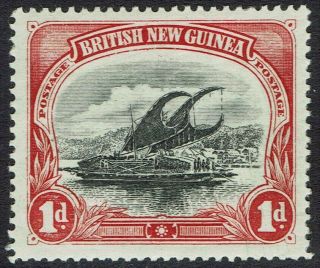 Papua 1901 Lakatoi British Guinea 1d Horizontal Wmk