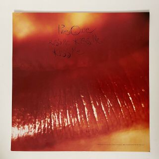 The Cure Kiss Me Rare Promo 12 X 12 Poster Record Flat 1987 Elektra Usa