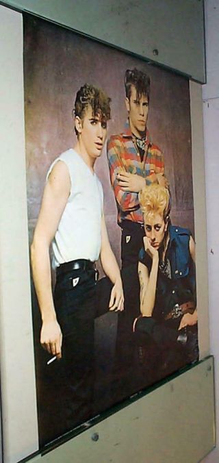Stray Cats Vintage 1981 Group Poster Brian Setzer