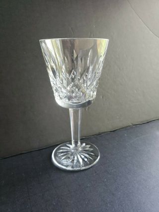 Vintage Waterford Lismore 5 3/4 " Wine - Water Goblets Signed