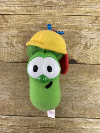 Fisher Price Veggietales Junior Asparagus Plush Toy Talking Happy Birthday 5 "